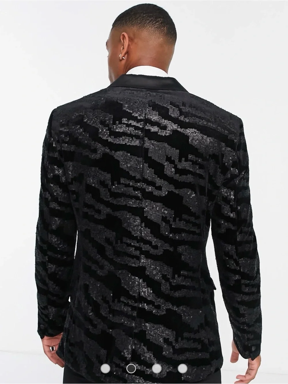 TOPMAN Tiger Sequin Party Blazer | 42